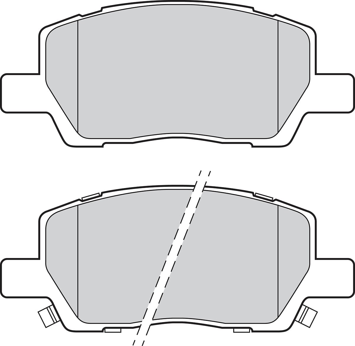 Jeu de 4 plaquettes de frein VALEO ref. 302943